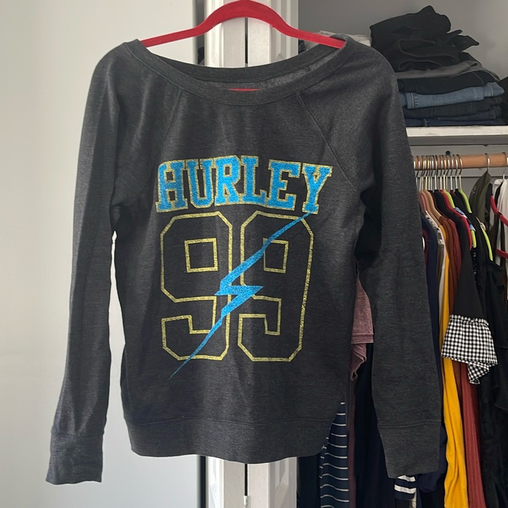 Hurley boatneck sweater